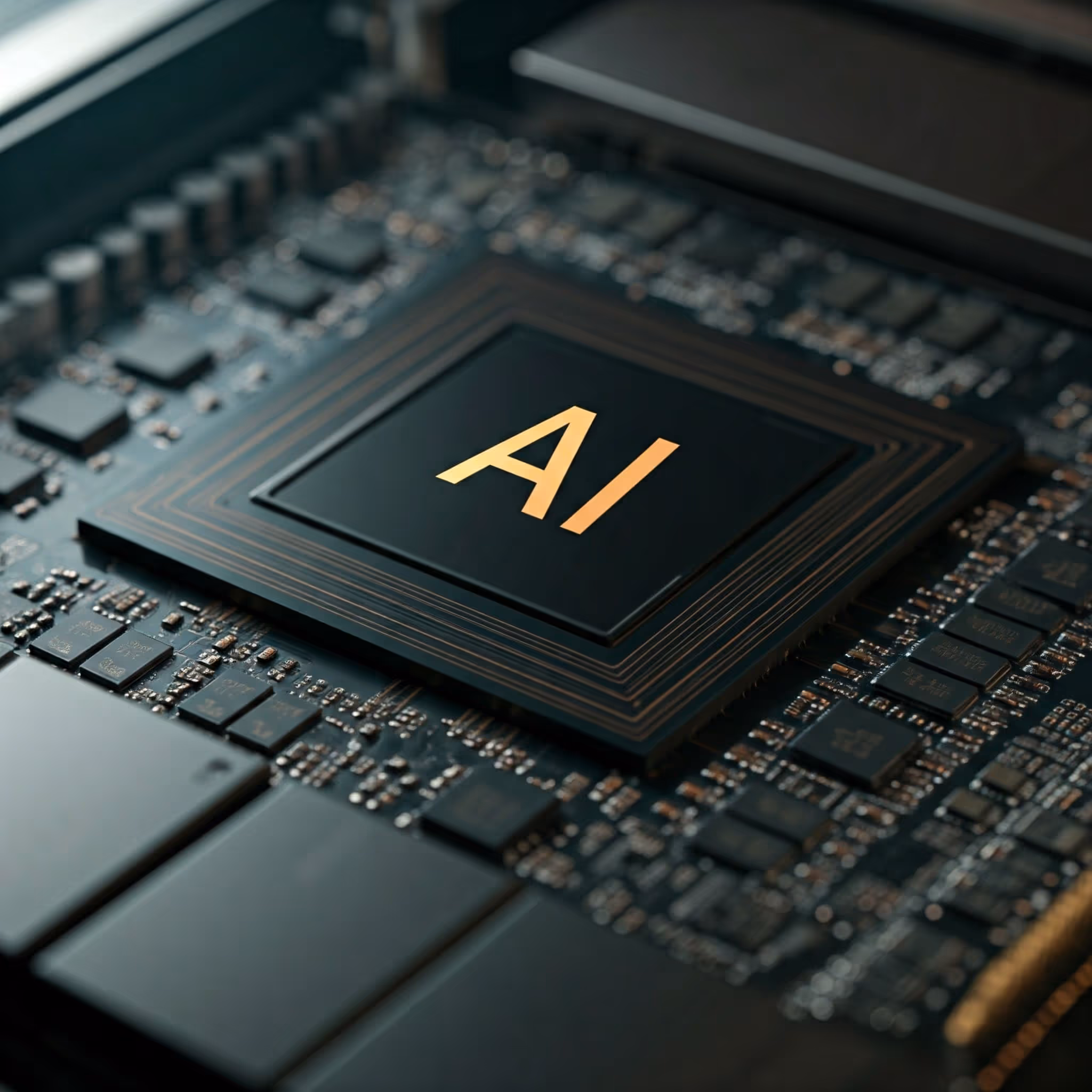 Computer chip with AI